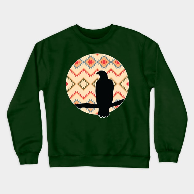 Sitting Eagle - 4 Crewneck Sweatshirt by Brightfeather